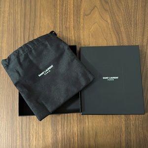 Saint Laurent Box and Dust Bag